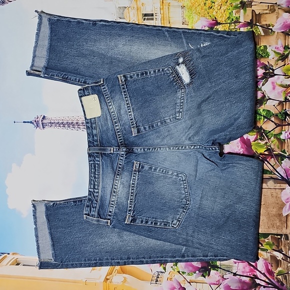 AG Adriano Goldschmied Phobe High Waist Distressed Jeans Size 26 - Picture 12 of 12